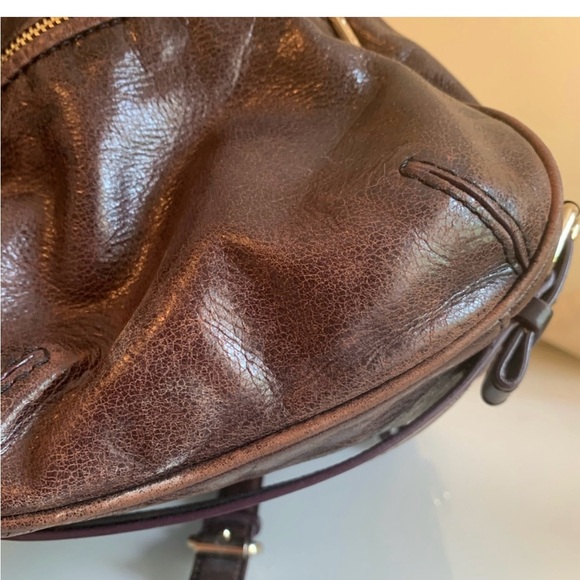 GUC Rebecca Minkoff leather with gold hardware Cupid in chocolate brown - Picture 8 of 10